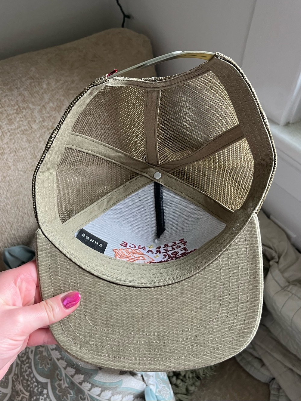 CHNGE Embroidered 'Zero Tolerance' Trucker Hat - Picture 5 of 6